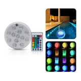 Luz Led Sumergible Para Piletas, Jacuzzi, Jarron 16 Colores