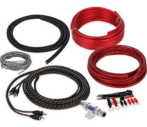 Kit Completo De Cableado De Amplificador Revestido De Cobre