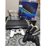 Playstation 3 Super Slim 250g+movie Kit+2joystick+juegos