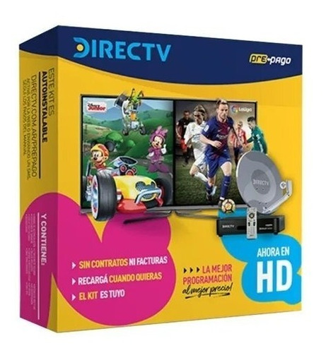Directv Prepago Hd Kit Antena 60cm. Audio Hdmi.