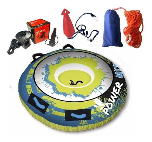 Juego De Arrastre Gomon Inflable Sear + Cuerda Arrastre