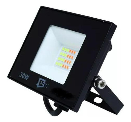 Refletor Led Holofote 30w Rgb Colorido Controle Bivolt