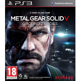 Metal Gear Solid V Ground Zeroes Ps3 - Usado