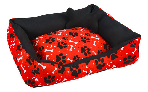 Cama Pet Caminha De Cachorro Ou Gato Grande Lavável C/ Zíper