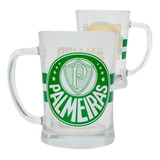 Caneca Palmeiras Verdão Oficial Personalizada 650ml Vidro 