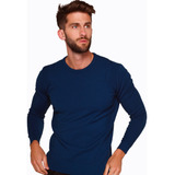 Sweater Entallado Hombre Pullover Cuello Redondo Kierouno