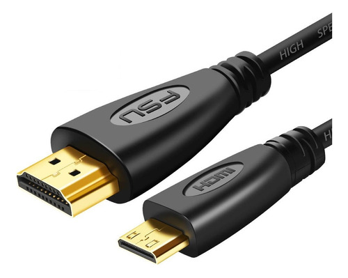 Cabo Mini Hdmi X Hdmi 2 Metros 2.0 Ethernet 4k Ultra Hd