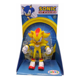 Figura Mini Super Sonic 7cm Sonic 30 Aniversario Jakks