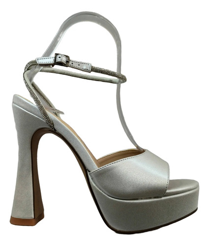 Sandalia De Tacon Formal Efe Modelo 337802 Color Blanco | Envío gratis