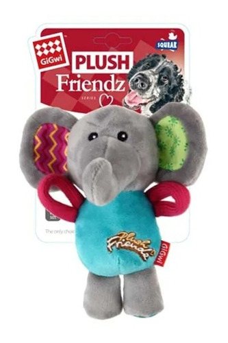 Peluche Juguete Para Perro Gigwi Elefante 'plush Friendz'