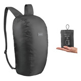 Mochilas Forclaz Decathlon Compactas Color Negro