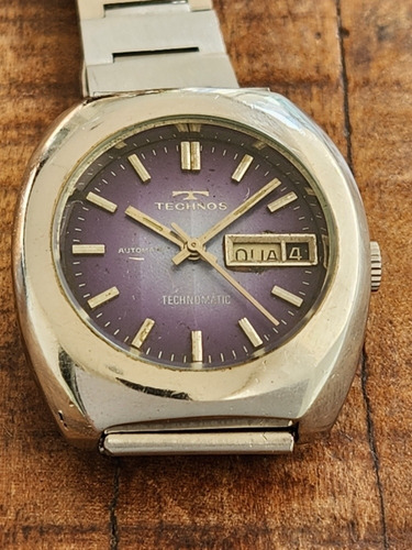 Relógio Suíço Original Technos Technomatic Vintage