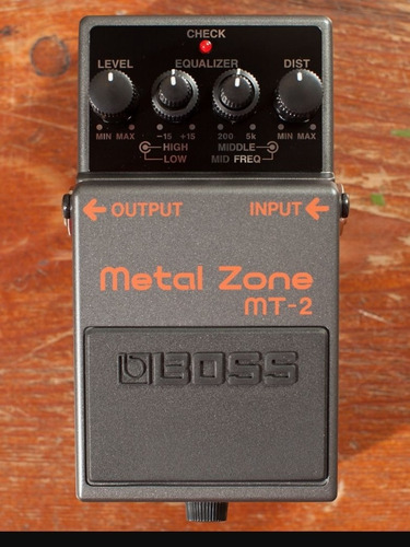 Pedal Distorsion Guitarra Boss Mt2 Metal Zone Envío Tarjeta 