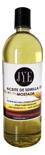 Aceite De Mostaza Jye A Granel 1 Litro Puro Y De Calidad Fragancia Suave Y Agradable