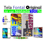 Tela Frontal Original Moto E7 Power(xt2097)+plcl3d+capa+cola