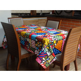 Toalha De Mesa Estampada 1,40 X 1,40 