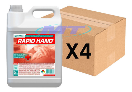 Pack X 4 Jabón Liquido Antibacterial Rapid Hand