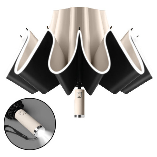Paraguas, Sombrilla Elegante Y Única Con Luz Integrada