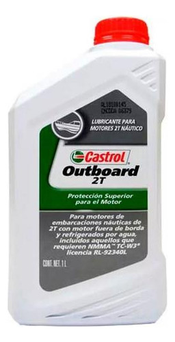 Aceite P/embarcaciones Outboard 2t 1l X16u Castrol