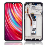 Tela Frontal Display Lcd Compativel Note8 Pro Lcd Com Aro