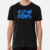 Remera Coche Azul Nissan Skyline R34 Gtr Jdm En Tokio Algodo