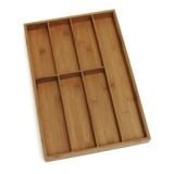 Organizador De Cubiertos-madera De Bambú.marca Pyle