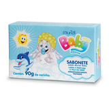 Muriel Baby Azul Sabonete Barra 90g - Kit Com 3 Unidades