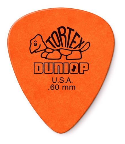 5 Plumillas Tortex 060 Dunlop Puas Guitarist House