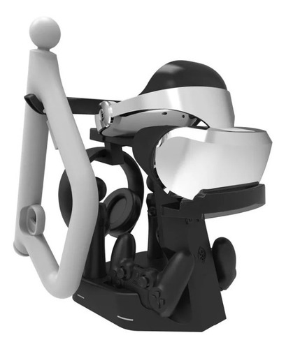 Carregador Suporte Playstation Ps4 Vr Aim Stand 5 Conexões