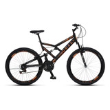 Mountain Bike Colli Fulls Gps Aro 26 18  21v Freio V-brakes Cor Preto