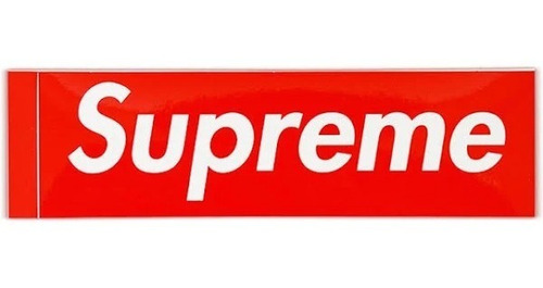 Vinil Sticker Calcomania Supreme Box Logo 100% Original