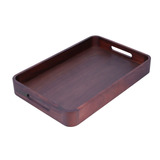 Utensilio De Cocina, Bandeja Rectangular De Nogal, Plato Lla