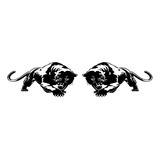 Sticker, Decal, Pegatina Para Carro, Lap Top, Casa, Etc. Black Panther, Pantera Negra 