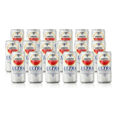 Kit 24 Un Cerveja Amstel Ultra Lata 269ml | MercadoLivre