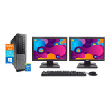 Computador Com 2 Monitores Barato I5 8gb Ssd 240gb + Brindes