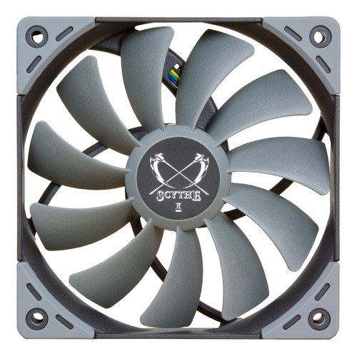 Fan Cooler Scythe Kaze Flex 120mm Pwm 1200rpm Preto Gabinete