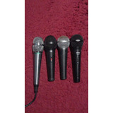 Microfone Shure Sv100 + 3 Microfones E 2 Cabos