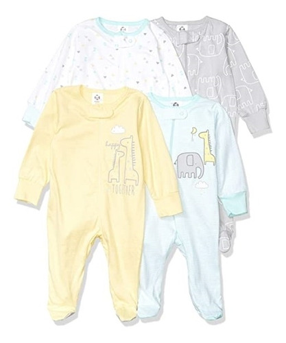 Ropa Para Bebe Juego De 4 Pijamas Para Dormir Talla 6-9m