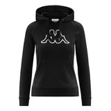 Buzo Kappa Logo Zeleril Slim Deportivo Mujer Fleece Capucha 