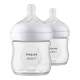 Biberón Natural Philips Avent, Transparente, 4 Oz, Paquete D