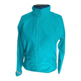 Impermeable Ciclismo Mujer Btwin 300 Talle M  Azul Turquesa