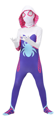 Disfraz De Gwen Ghost Spider Para Niñas, Halloween