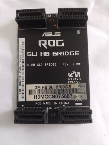 Asus Rog Sli Hb Bridge 2 Slot/ 6cm For Nvidia Graphics Card