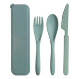 Set Cubiertos 1 Verde Topsoc