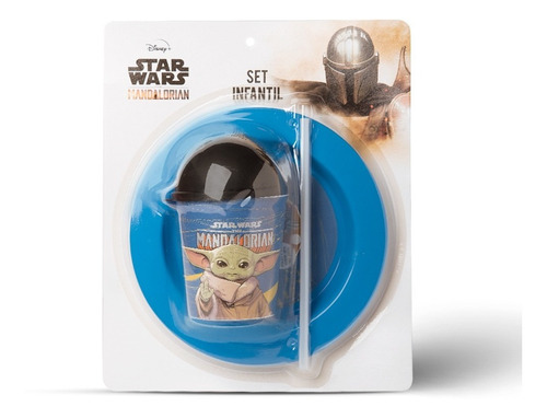 Set Infantil Plato + Vaso Star Wars