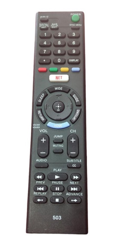 Controles Lcd-503 Formato Sony