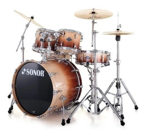 Bateria Sonor Force 3007 De Maple Color Autum Fade Cuo Tas