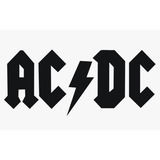 Vinil Sticker Calcomania Auto Logo Ac/dc Banda Rock 2021