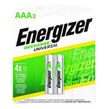 Pilas Recargables Aaa Energizer 700mah Pack X 2 Ellobo