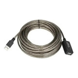 Cabo Extensor Usb 2.0 Amplificado Ativo 10 Mts